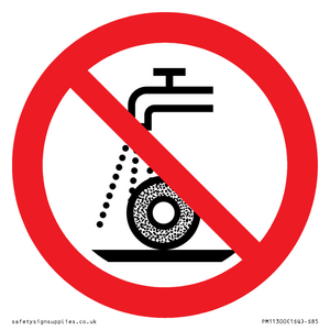 Prohibition: Do not use for wet grinding
